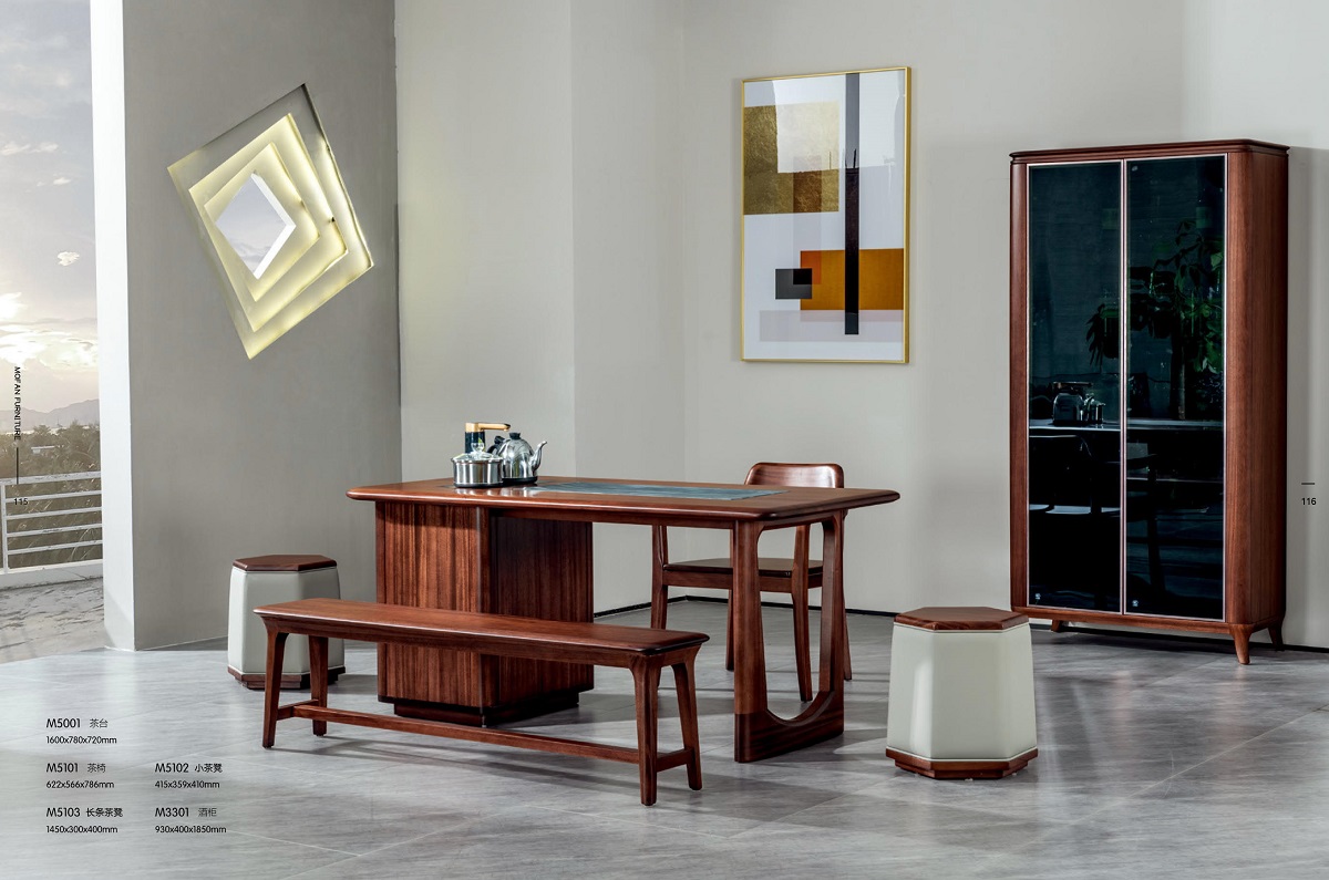 摩凡M5001茶台、M5101茶椅、M5103长条茶凳、M5102小茶凳、M3301酒柜.jpg